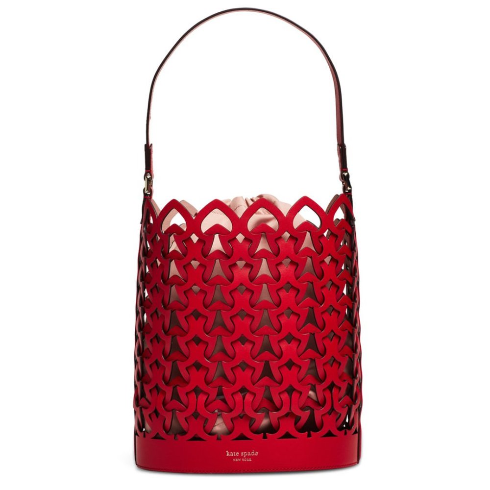 Kate Spade Red Dorie Bucket Bag